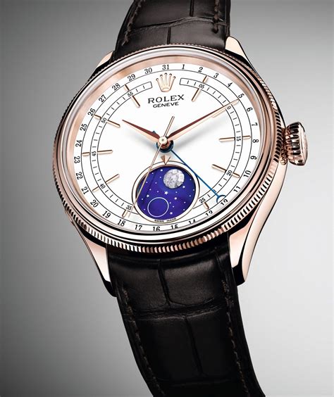 rolex cellini moonphase silver|cellini moonphase Rolex price.